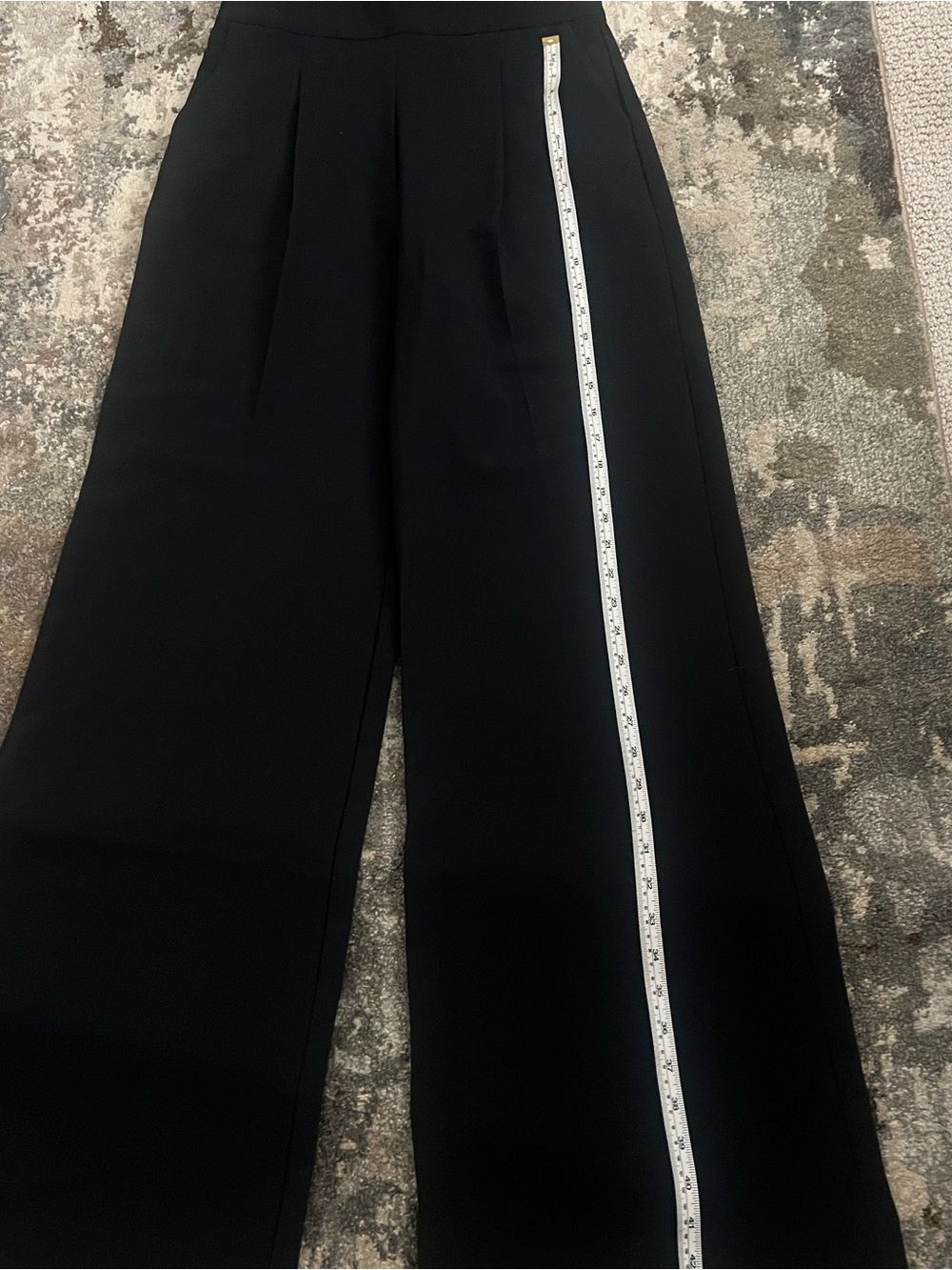 Generation Love Black Jumpsuit with Gold Chain Top Accent Strapless NWT - Picture 6 of 10